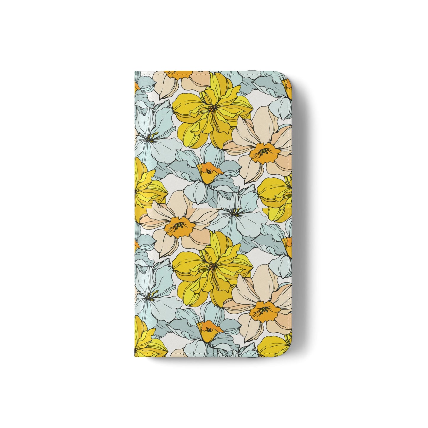 Floral with Pastel Yellow Wallet Case for iPhone & Android – Margo Makroff - Personalization Available