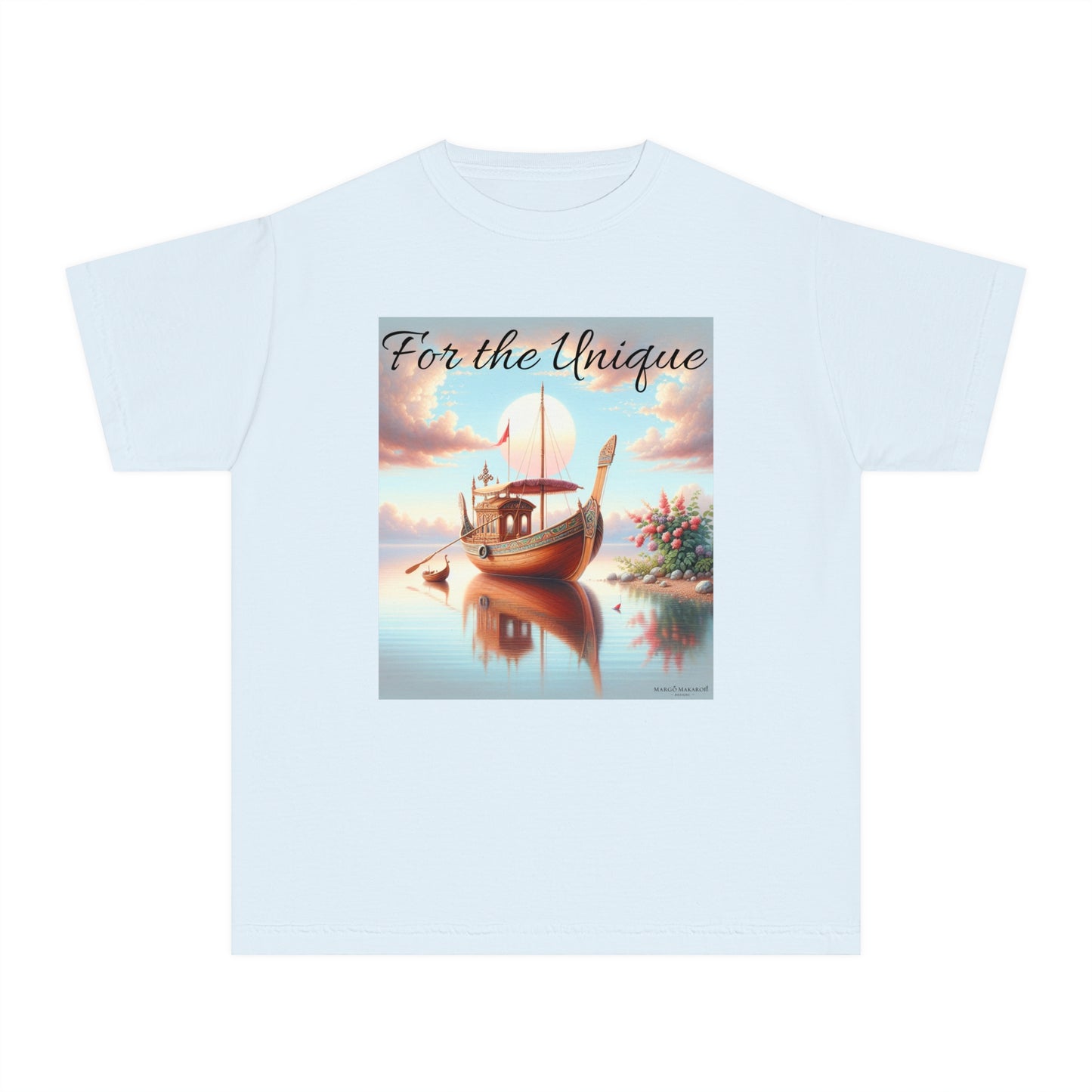 Youth "For The Unique" Tee - Design by Margo Makaroff with Personalization