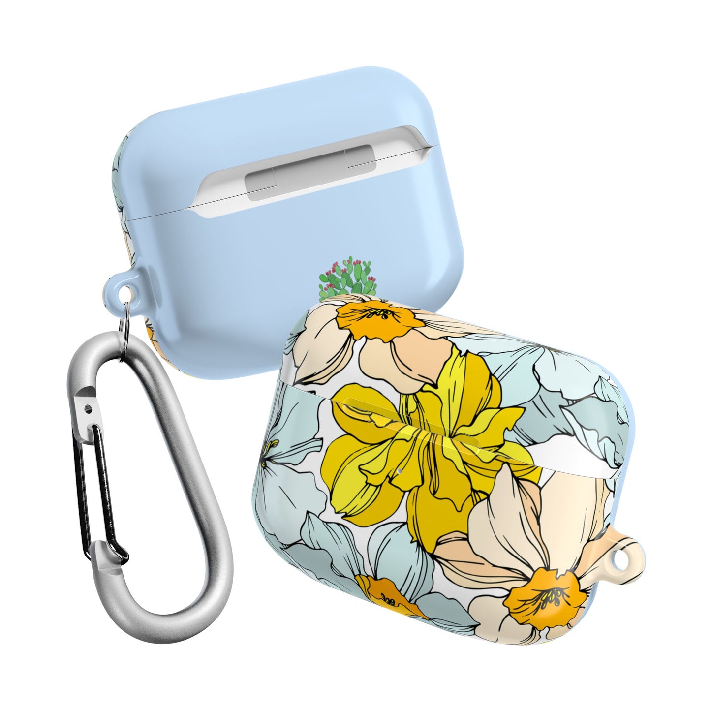 Elegant Floral AirPod Case - Margo Makaroff - Personalization Available