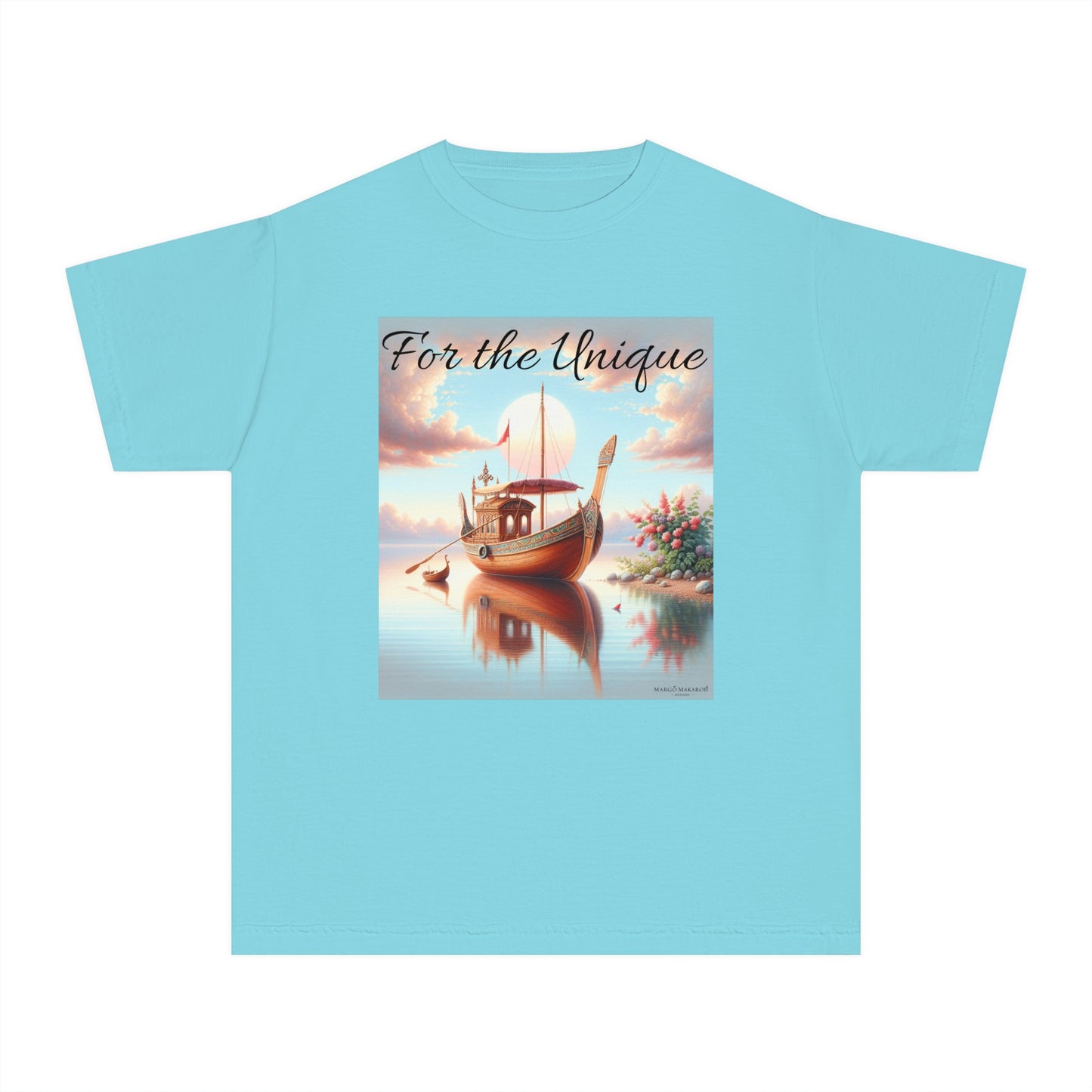 Youth "For The Unique" Tee - Design by Margo Makaroff with Personalization