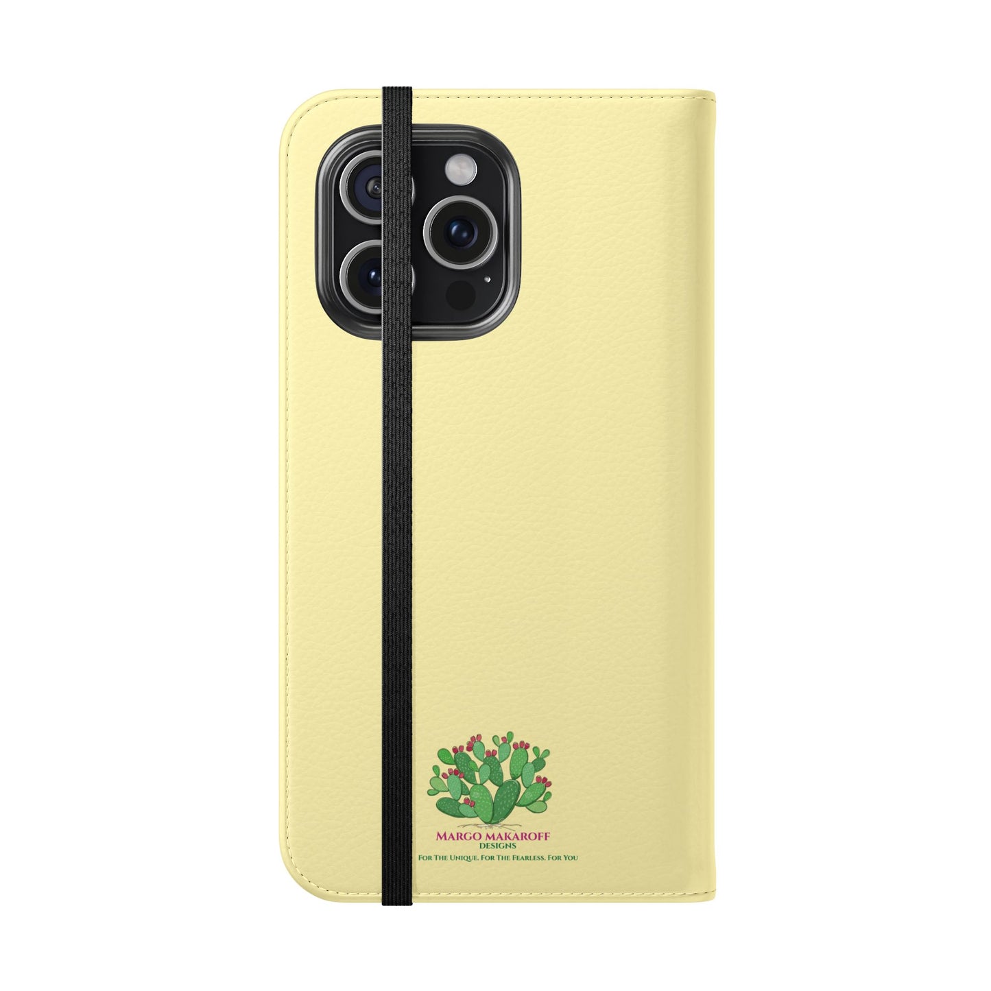 Floral with Pastel Yellow Wallet Case for iPhone & Android – Margo Makroff - Personalization Available