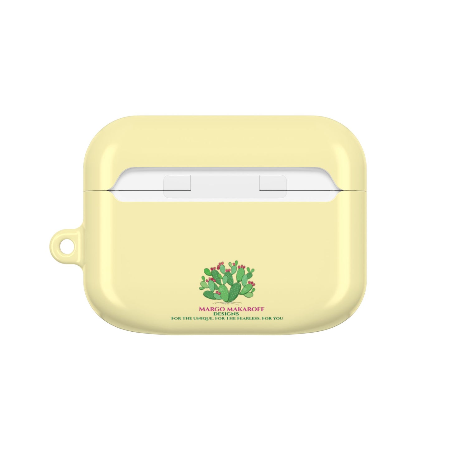 Floral Collection AirPod Case in Buttermilk - Margo Makroff - Personalization Available