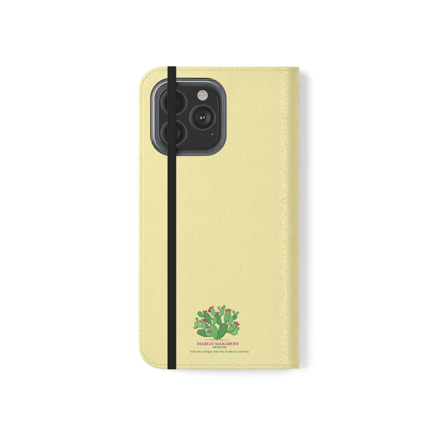 Floral with Pastel Yellow Wallet Case for iPhone & Android – Margo Makroff - Personalization Available