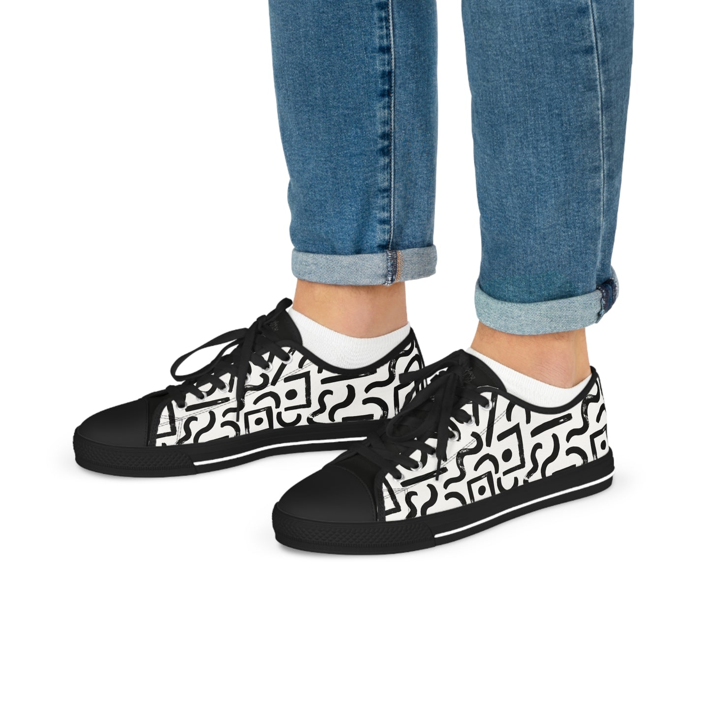 Artistic Black & WhiteSneakers for Creative Souls by Margo Makaroff - Personalization Available