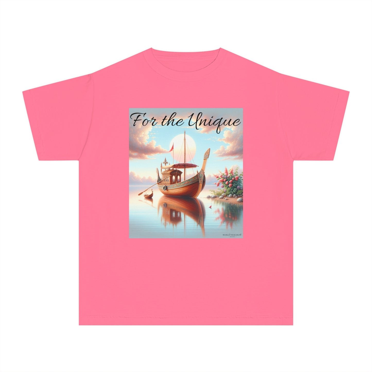 Youth "For The Unique" Tee - Design by Margo Makaroff with Personalization
