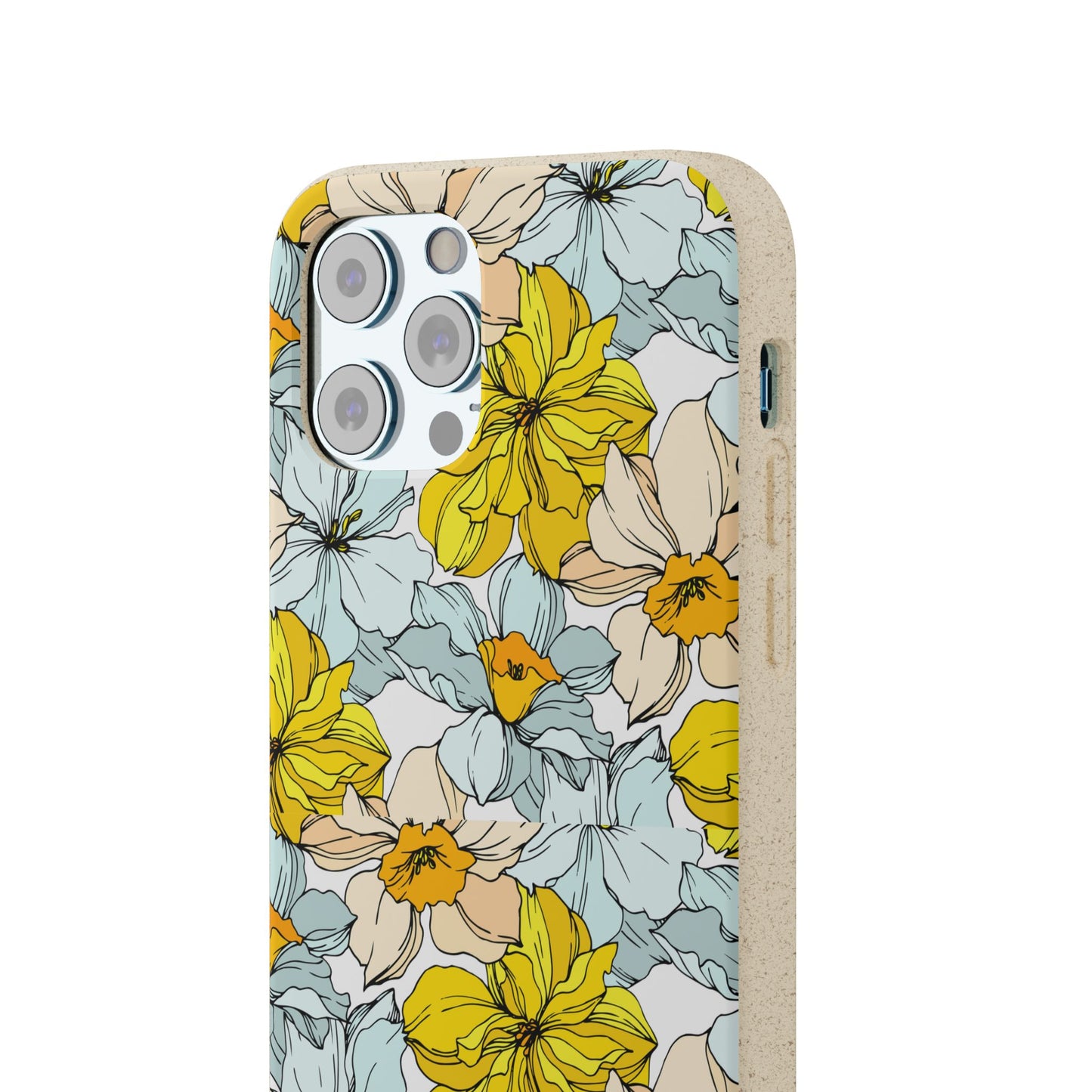 Floral Collection Biodegradable Phone Case - Eco-Friendly Style for Nature Lovers with Personalization by Margo Makaroff