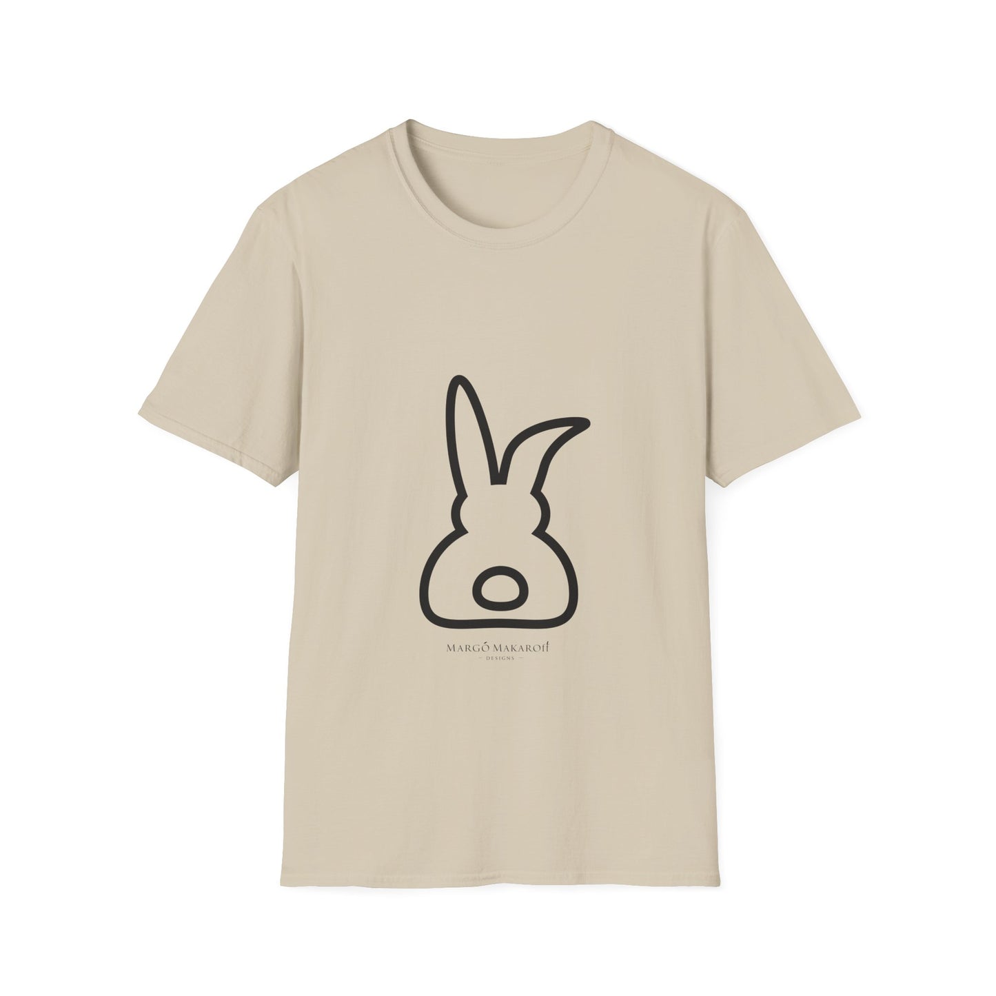 Easter Bunny Softstyle T-Shirt - Margo Makaroff- With Personalization