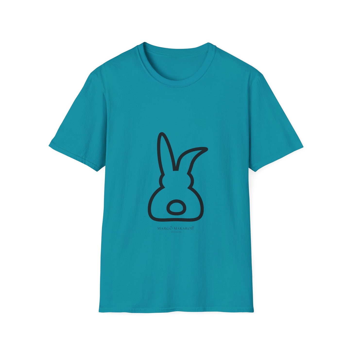 Easter Bunny Softstyle T-Shirt - Margo Makaroff- With Personalization
