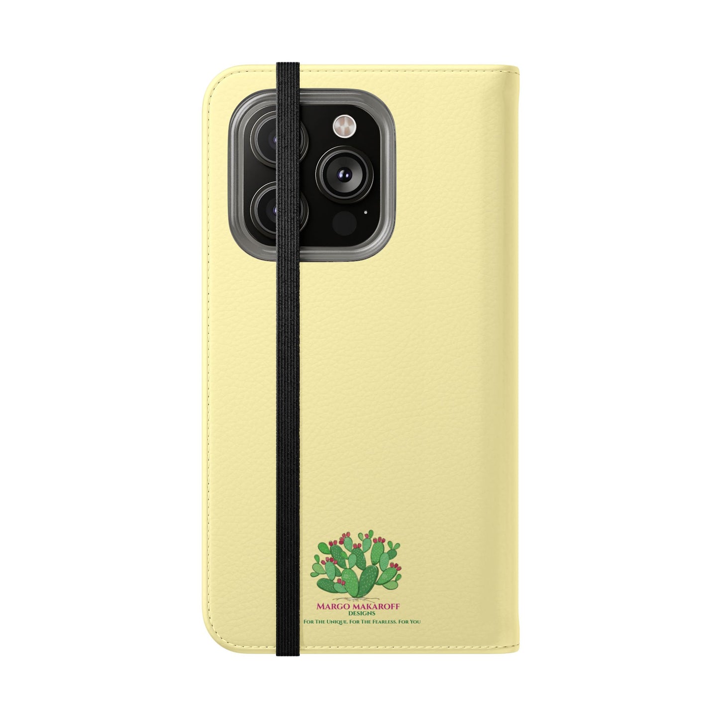 Floral with Pastel Yellow Wallet Case for iPhone & Android – Margo Makroff - Personalization Available