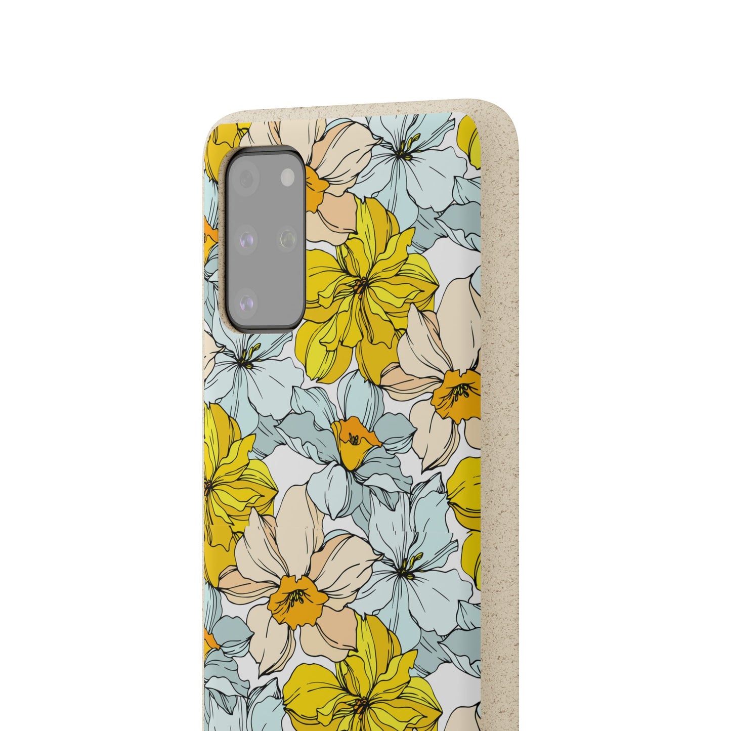 Floral Collection Biodegradable Phone Case - Eco-Friendly Style for Nature Lovers with Personalization by Margo Makaroff