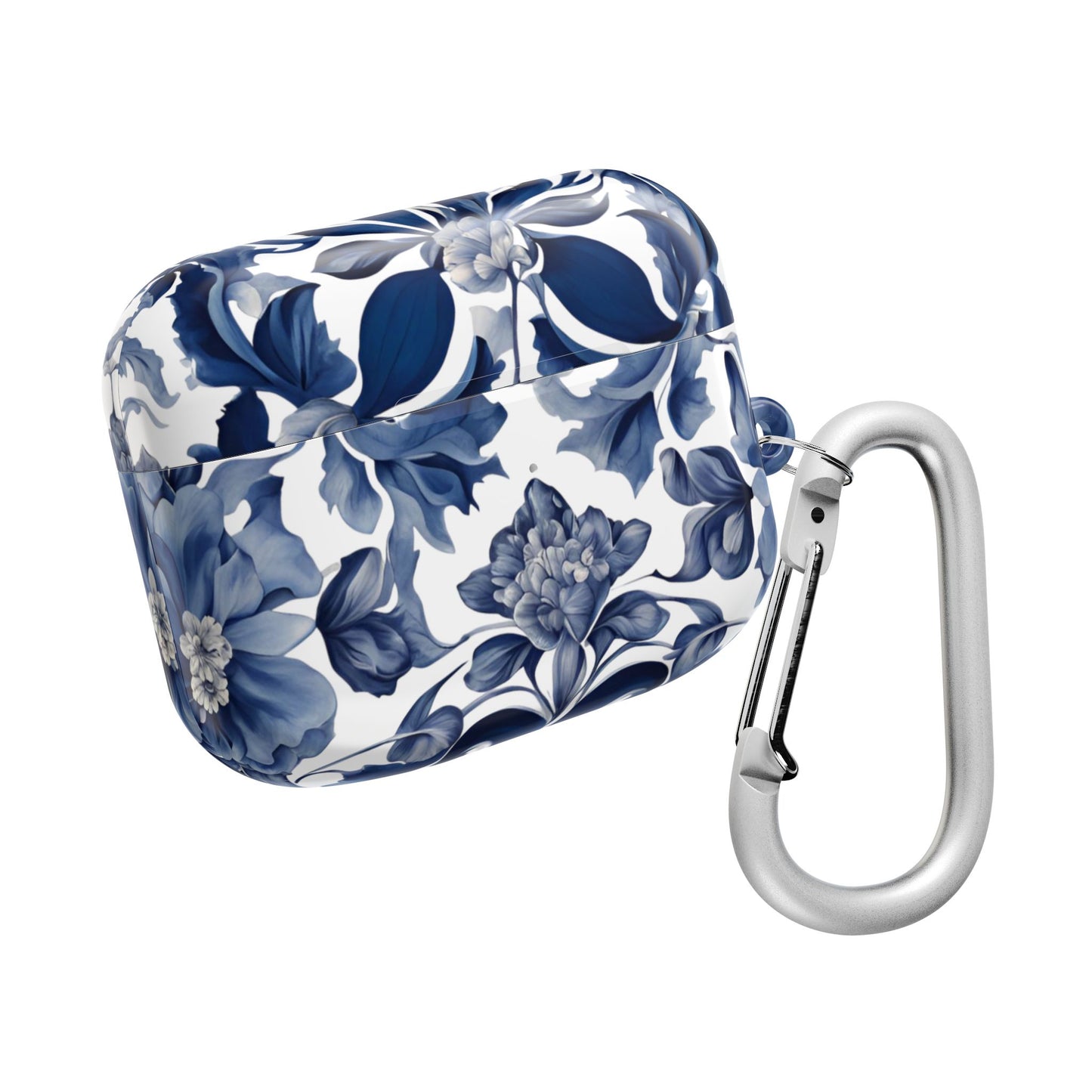 Blue Majolica AirPod Case - Margo Makaroff - Personalization Available