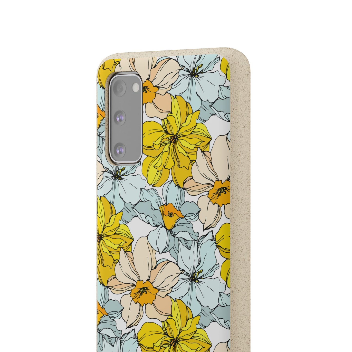 Floral Collection Biodegradable Phone Case - Eco-Friendly Style for Nature Lovers with Personalization by Margo Makaroff