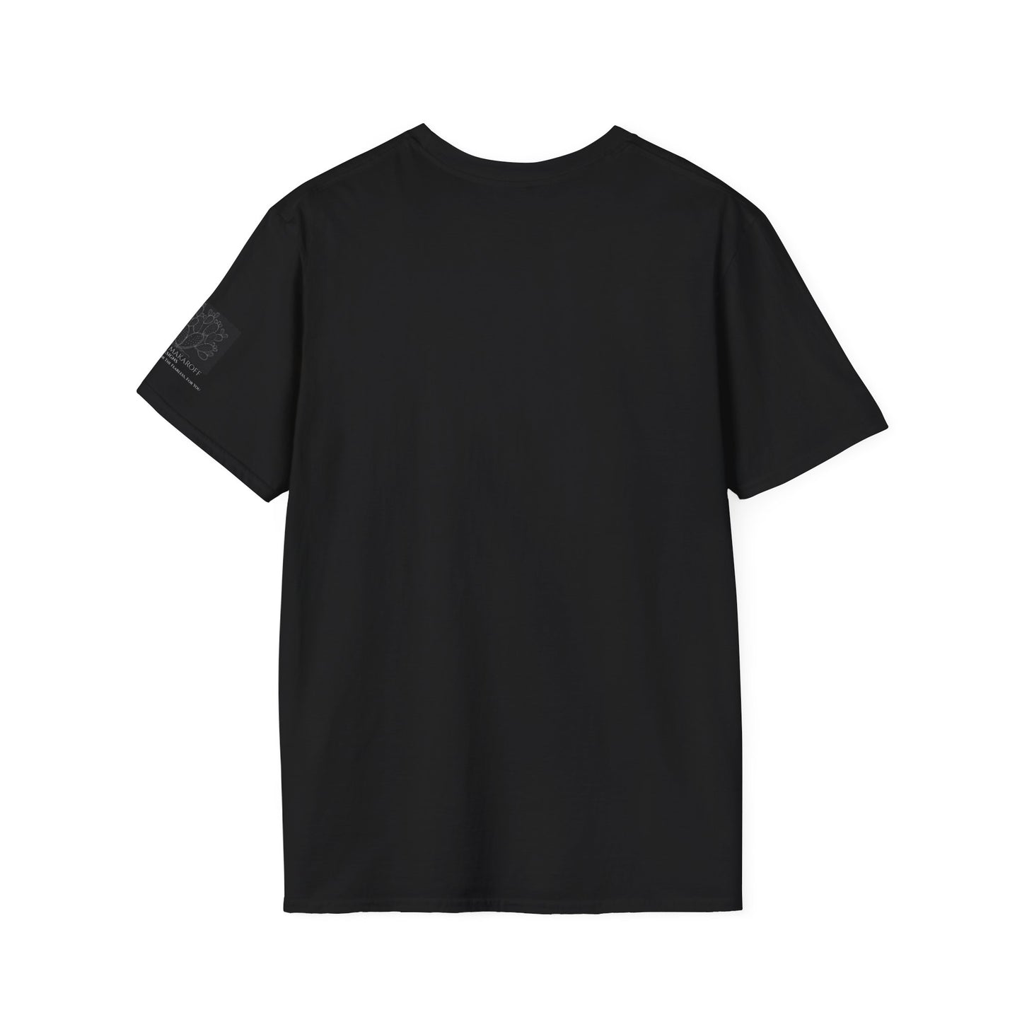 Elegant Floral Unisex T-Shirt - Monochrome Collection - Margo Makaroff - Personalization Available