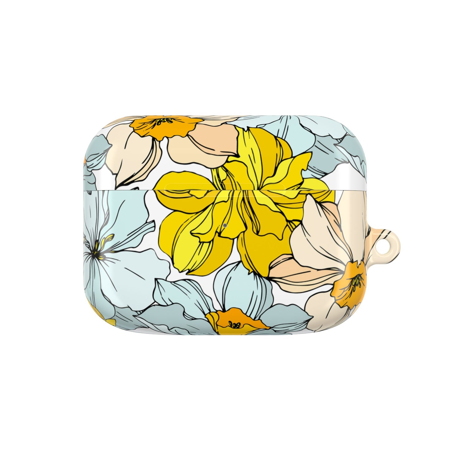 Floral Collection AirPod Case in Buttermilk - Margo Makroff - Personalization Available