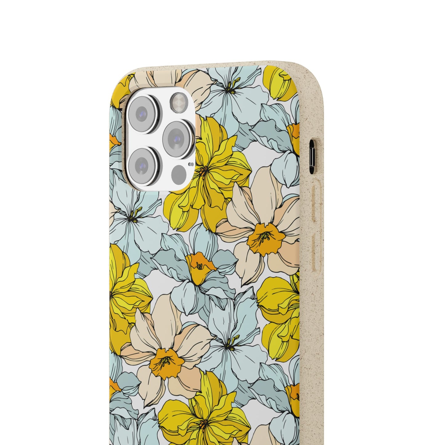 Floral Collection Biodegradable Phone Case - Eco-Friendly Style for Nature Lovers with Personalization by Margo Makaroff