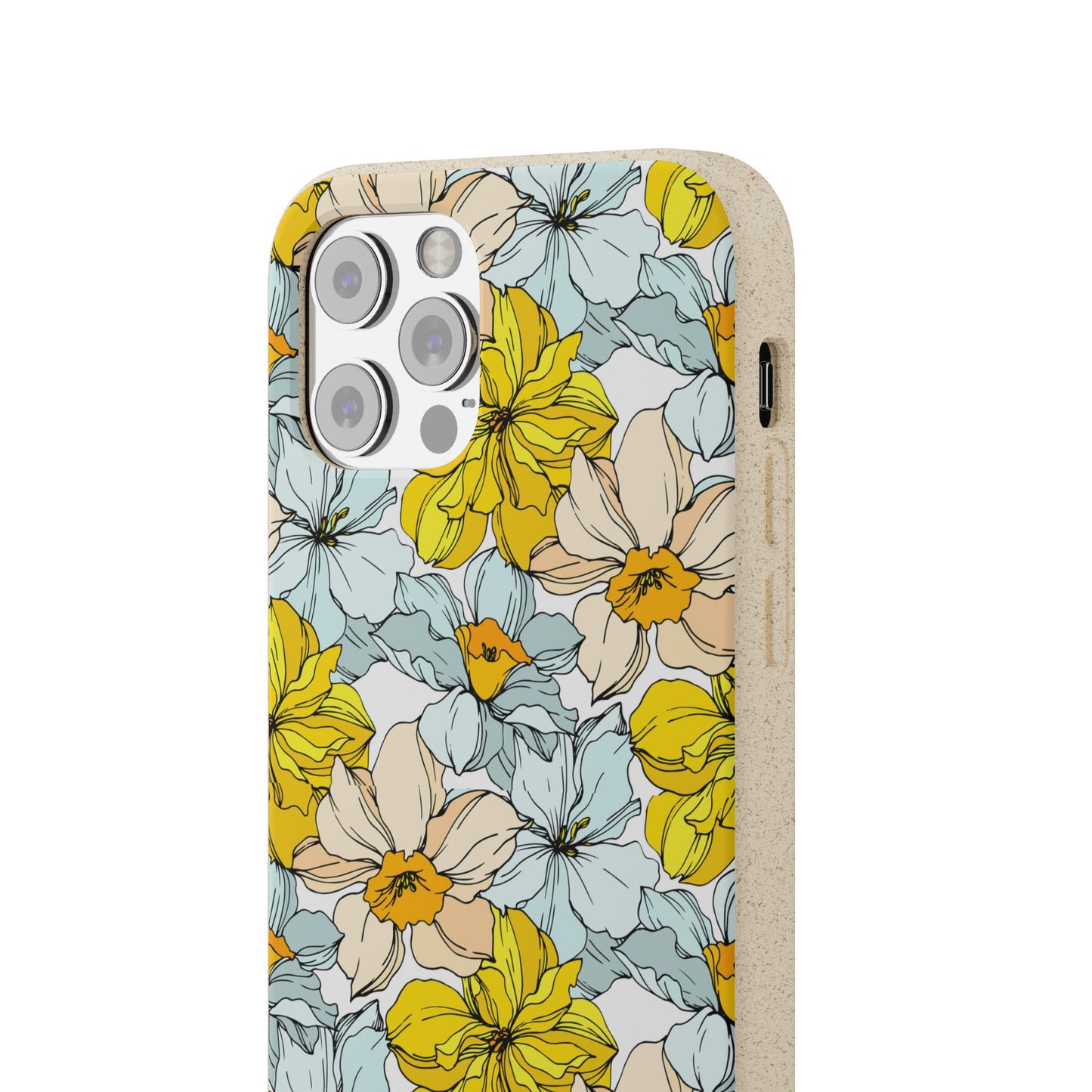 Floral Collection Biodegradable Phone Case - Eco-Friendly Style for Nature Lovers with Personalization by Margo Makaroff