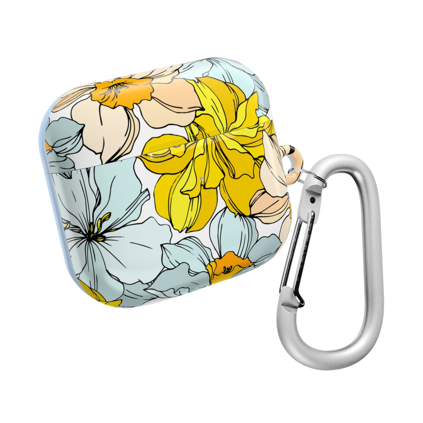 Floral Collection AirPod Case in Buttermilk - Margo Makroff - Personalization Available