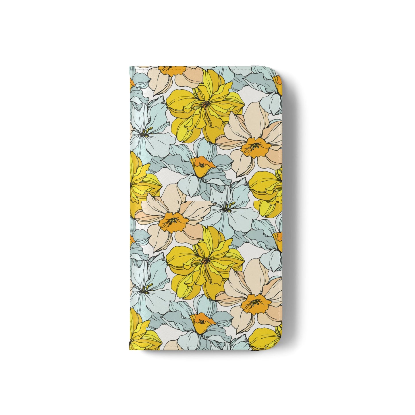 Floral with Pastel Yellow Wallet Case for iPhone & Android – Margo Makroff - Personalization Available