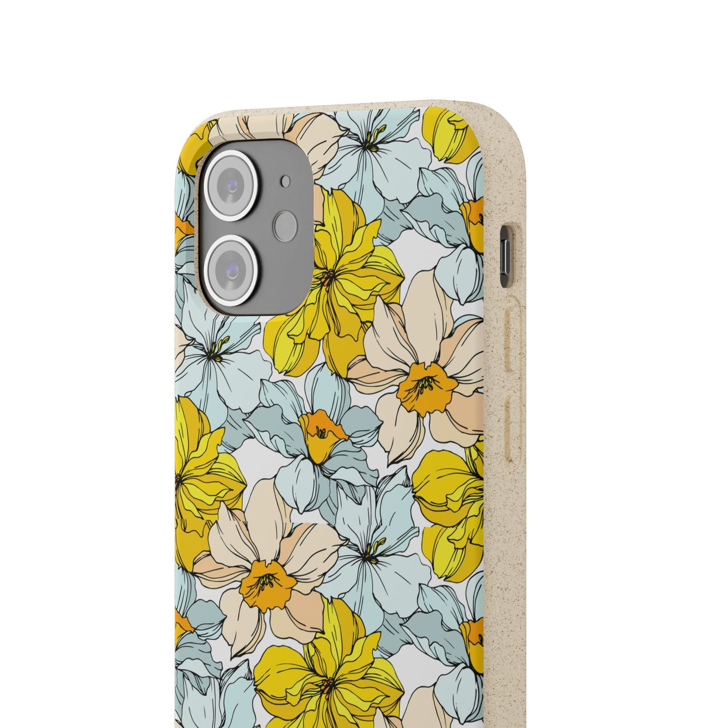 Floral Collection Biodegradable Phone Case - Eco-Friendly Style for Nature Lovers with Personalization by Margo Makaroff