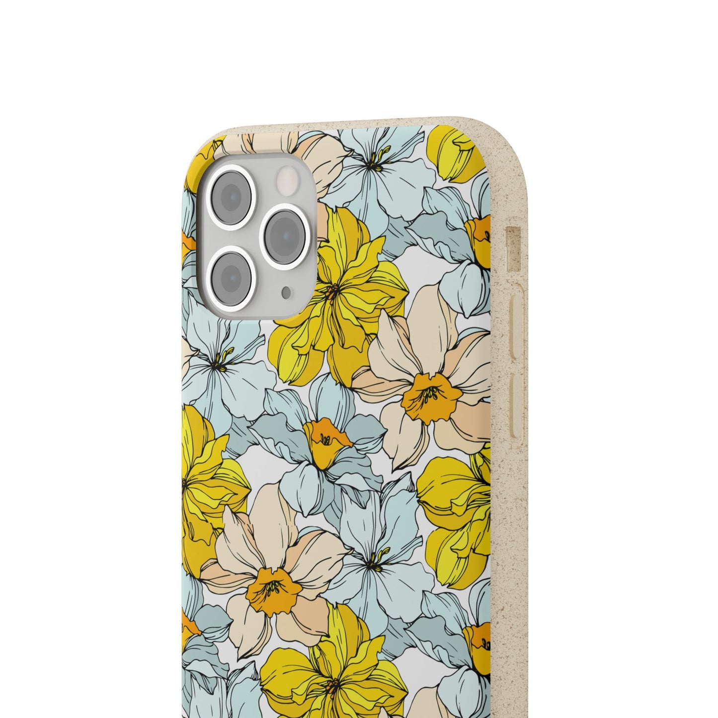 Floral Collection Biodegradable Phone Case - Eco-Friendly Style for Nature Lovers with Personalization by Margo Makaroff