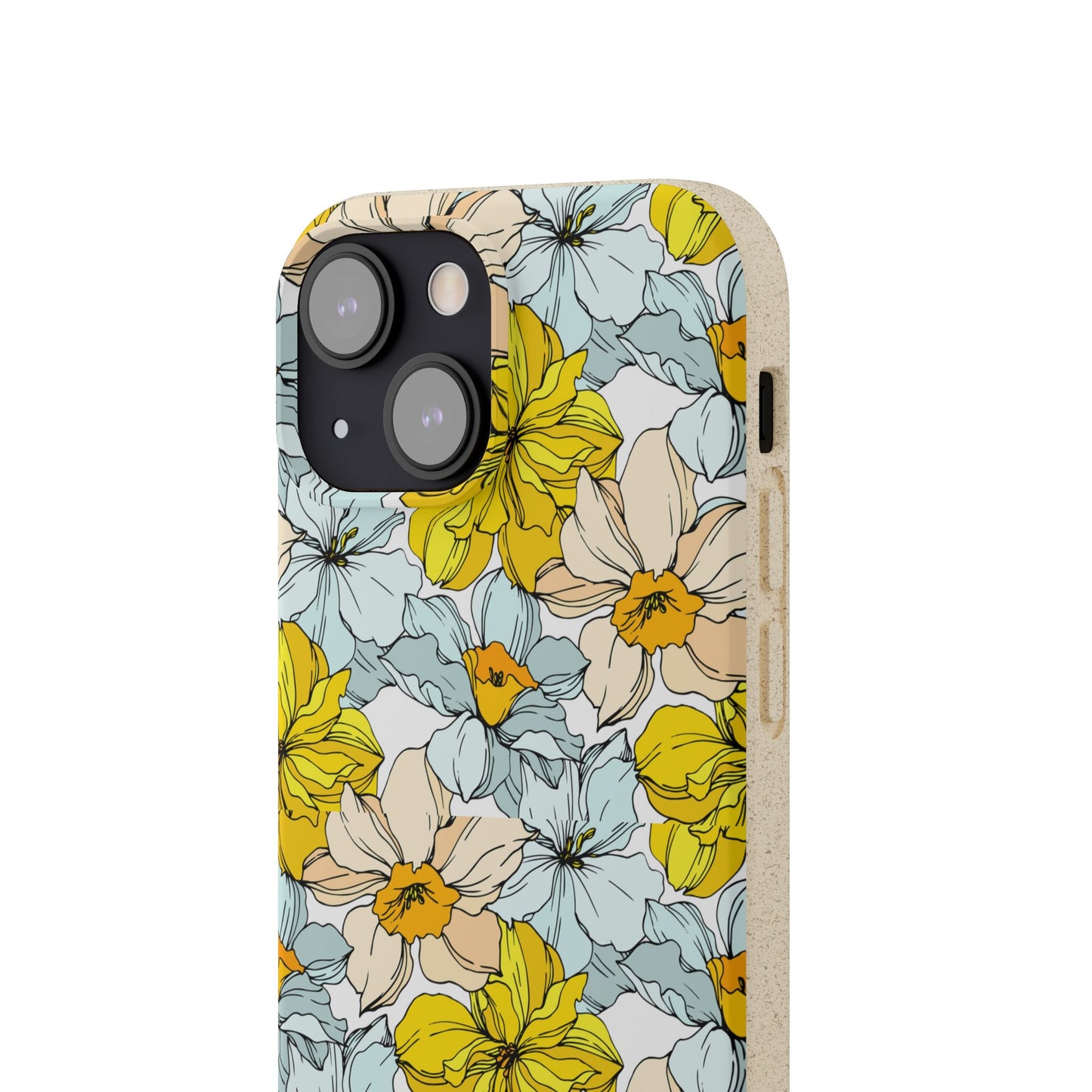 Floral Collection Biodegradable Phone Case - Eco-Friendly Style for Nature Lovers with Personalization by Margo Makaroff