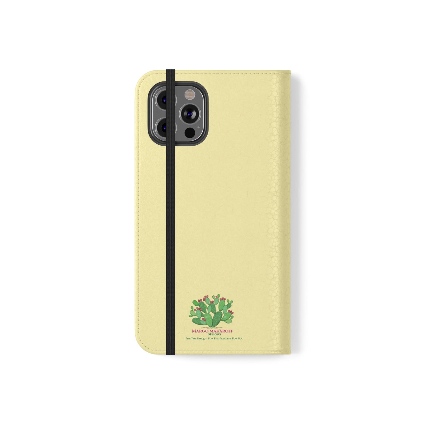 Floral with Pastel Yellow Wallet Case for iPhone & Android – Margo Makroff - Personalization Available