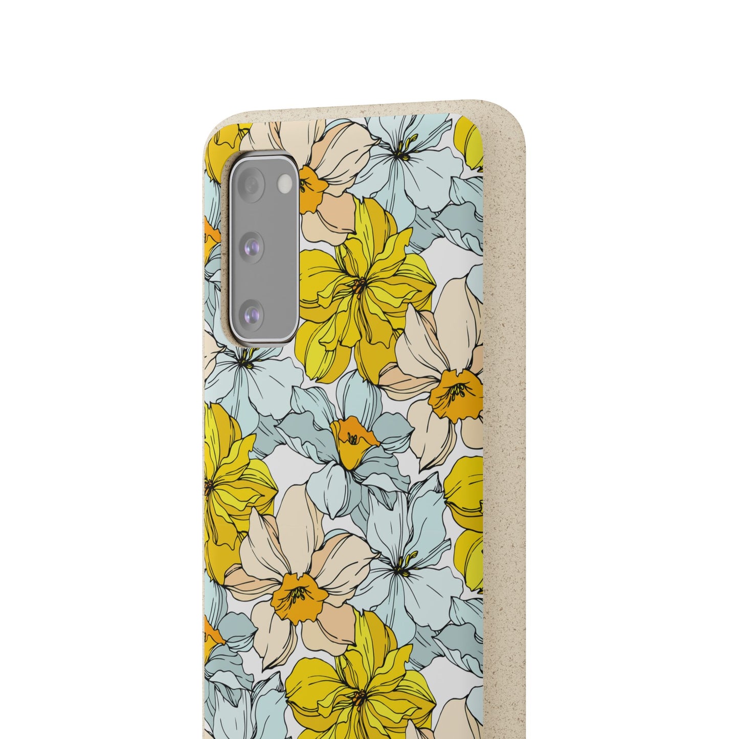 Floral Collection Biodegradable Phone Case - Eco-Friendly Style for Nature Lovers with Personalization by Margo Makaroff