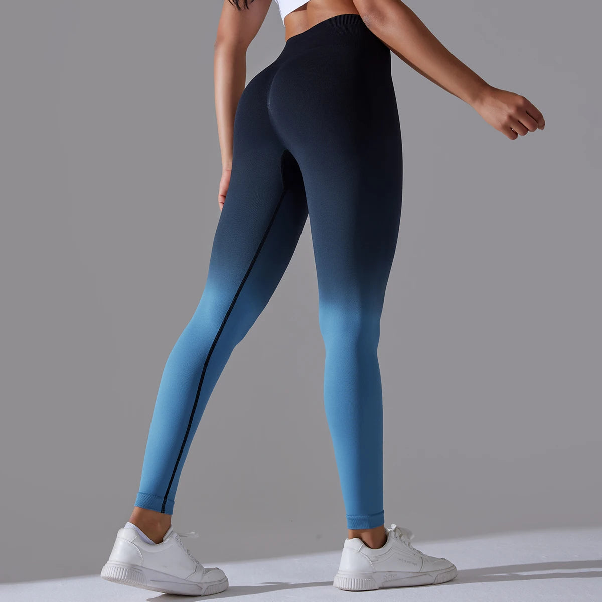 Gradient Yoga Pants High Waisted