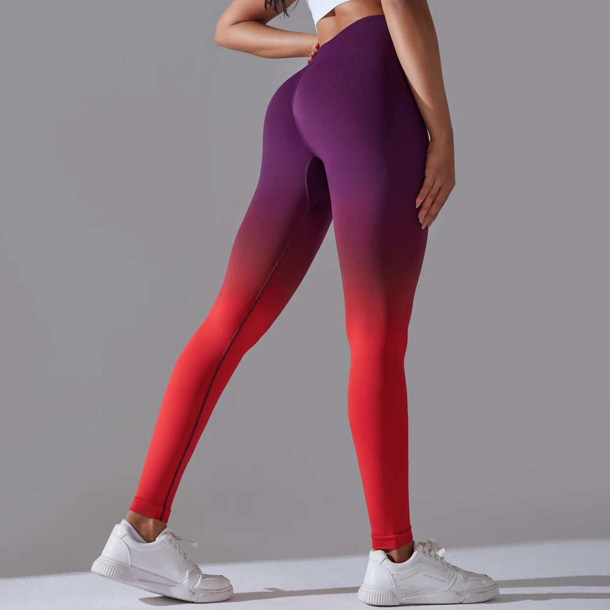 Gradient Yoga Pants High Waisted