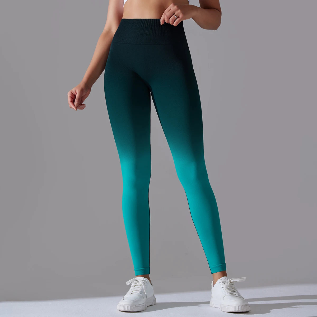Gradient Yoga Pants High Waisted