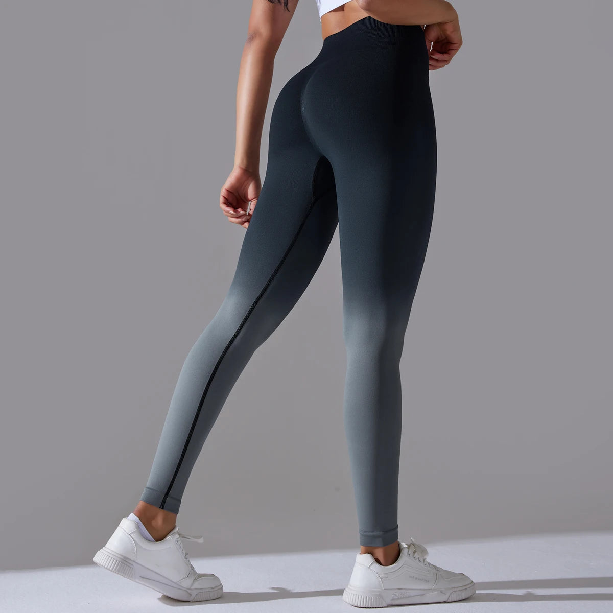 Gradient Yoga Pants High Waisted