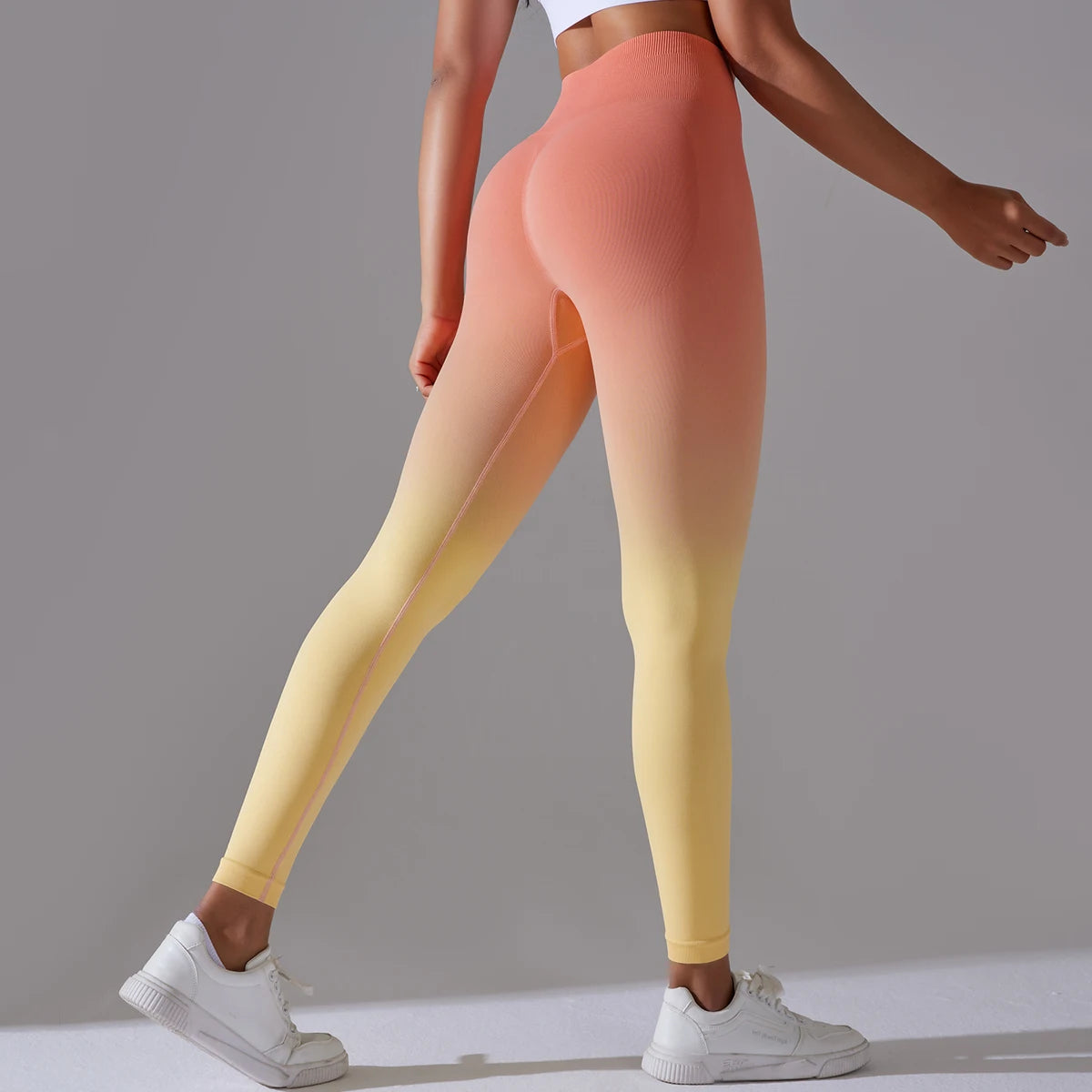 Gradient Yoga Pants High Waisted