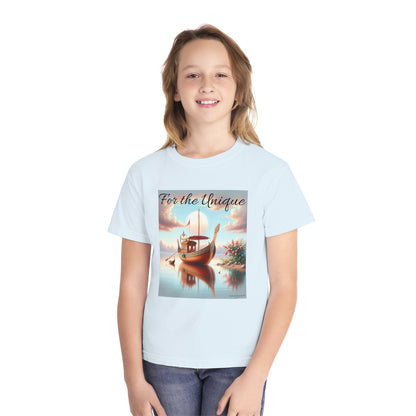 Youth "For The Unique" Tee - Design by Margo Makaroff with Personalization