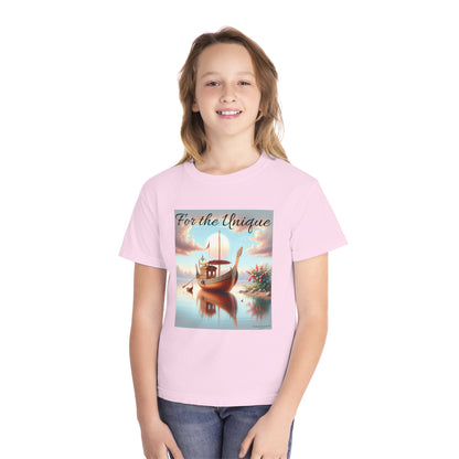 Youth "For The Unique" Tee - Design by Margo Makaroff with Personalization