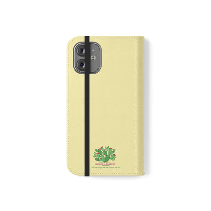 Floral with Pastel Yellow Wallet Case for iPhone & Android –  Margo Makroff - Personalization Available