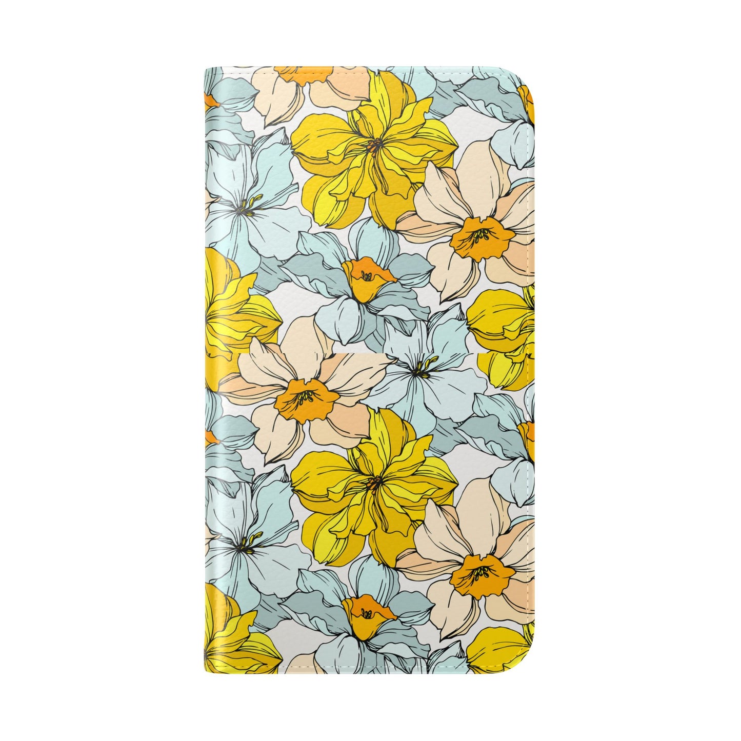 Floral with Pastel Yellow Wallet Case for iPhone & Android –  Margo Makroff - Personalization Available