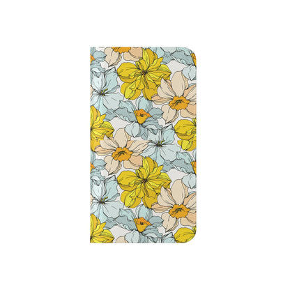 Floral with Pastel Yellow Wallet Case for iPhone & Android –  Margo Makroff - Personalization Available