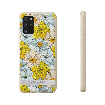 Floral Collection Biodegradable Phone Case - Eco-Friendly Style for Nature Lovers with Personalization by Margo Makaroff