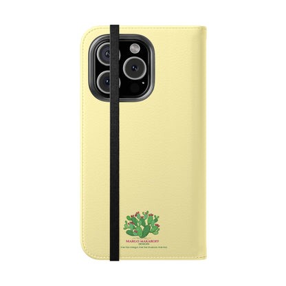 Floral with Pastel Yellow Wallet Case for iPhone & Android –  Margo Makroff - Personalization Available