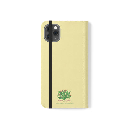 Floral with Pastel Yellow Wallet Case for iPhone & Android –  Margo Makroff - Personalization Available