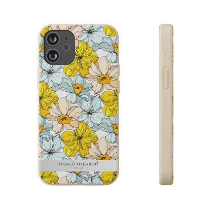 Floral Collection Biodegradable Phone Case - Eco-Friendly Style for Nature Lovers with Personalization by Margo Makaroff