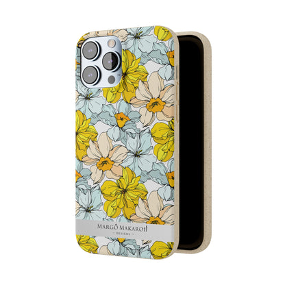 Floral Collection Biodegradable Phone Case - Eco-Friendly Style for Nature Lovers with Personalization by Margo Makaroff