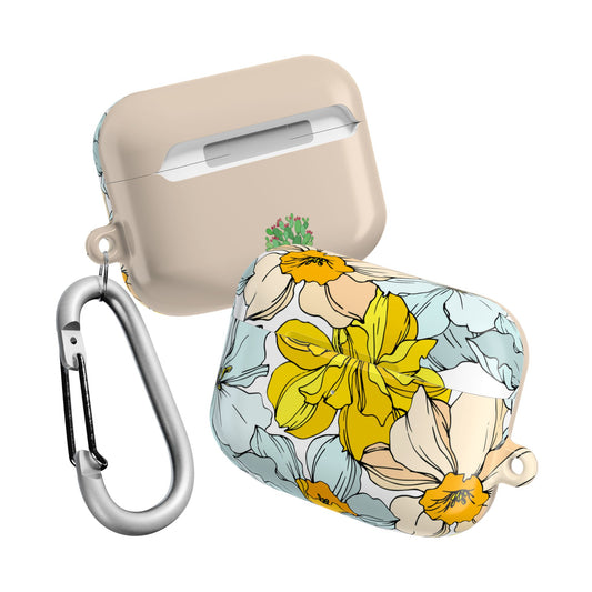 Elegant Floral AirPod Case - Margo Makaroff - Personalization Available
