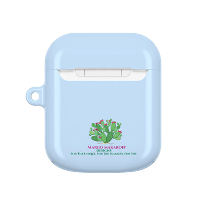 Elegant Floral AirPod Case - Margo Makaroff - Personalization Available
