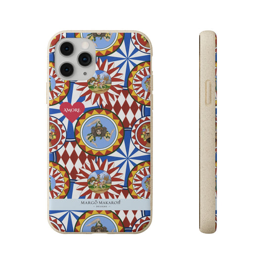 Sicilian Style Biodegradable Phone Case - Eco-Friendly Style for Nature Lovers with Personalization by Margo Makaroff