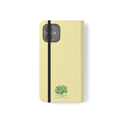 Floral with Pastel Yellow Wallet Case for iPhone & Android –  Margo Makroff - Personalization Available