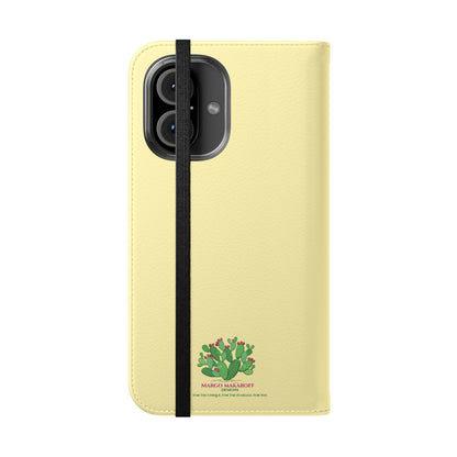 Floral with Pastel Yellow Wallet Case for iPhone & Android –  Margo Makroff - Personalization Available