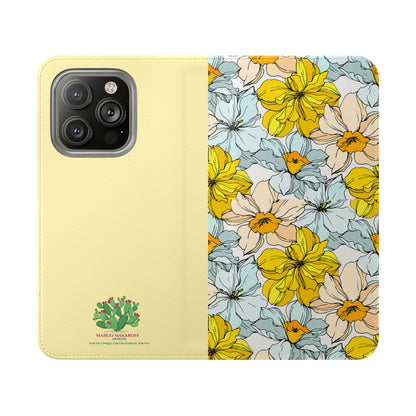Floral with Pastel Yellow Wallet Case for iPhone & Android –  Margo Makroff - Personalization Available