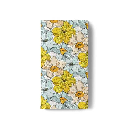 Floral with Pastel Yellow Wallet Case for iPhone & Android –  Margo Makroff - Personalization Available
