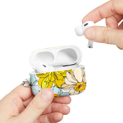 Floral Collection AirPod Case in Buttermilk -  Margo Makroff - Personalization Available